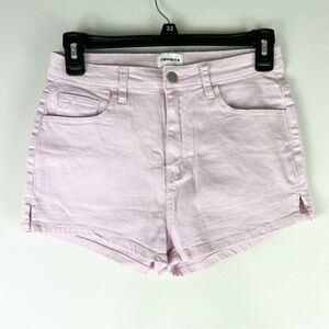 Superdown Shorts womens size medium lilac pink zip fly
